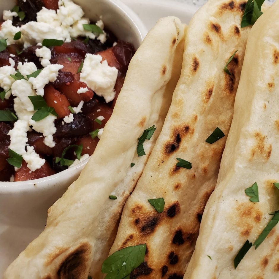 Naan Flatbread How to Make a Festive Appetizer Christina's Bread Bakes