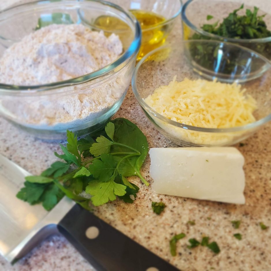 Sourdough Crackers with Olive Oil & Herbs