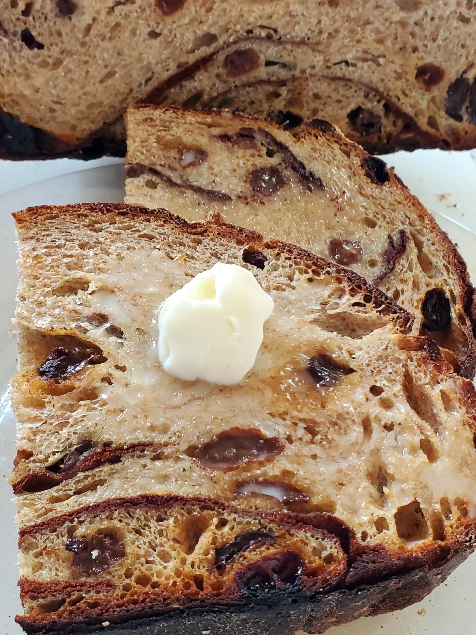 Easy Dutch Oven Cinnamon Raisin Bread - One Hundred Dollars a Month